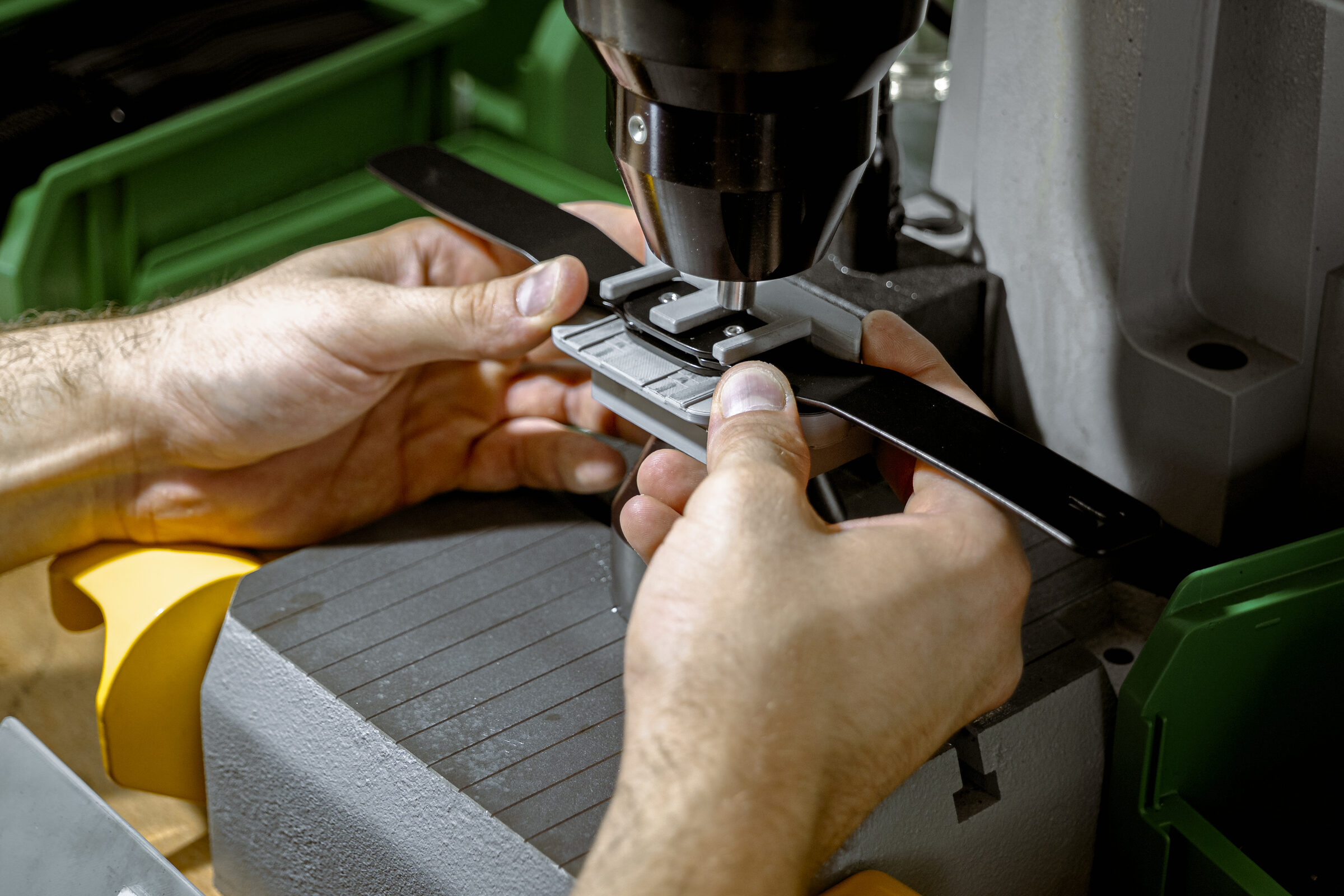 Quality control with caliper